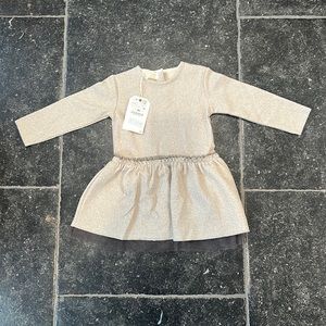 Baby Girl Gold Zara Dress